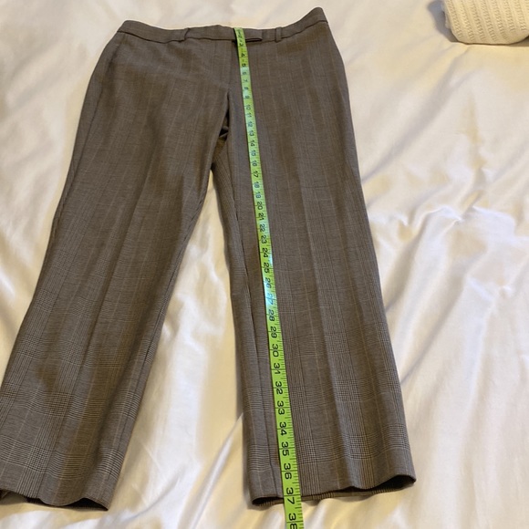 Talbots grey high-waist straight pants / Size 8P - Picture 3 of 7